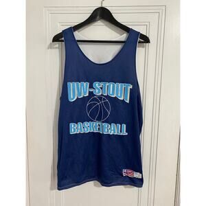 Retro UW-Stout Reversible Basketball Practice Jersey Size Large
